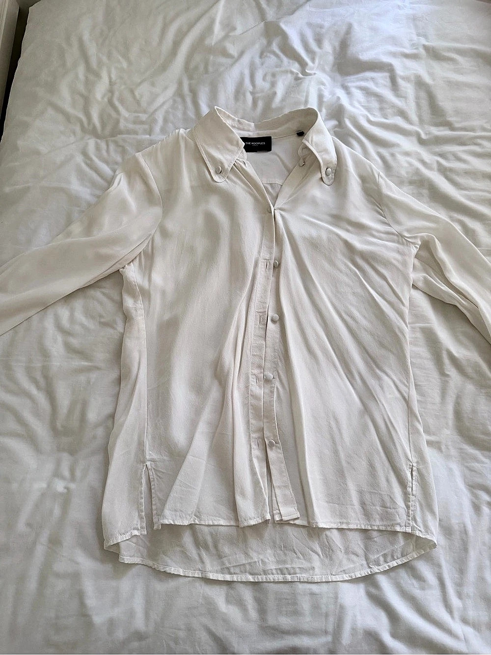 The Kooples White Button Down Shirt